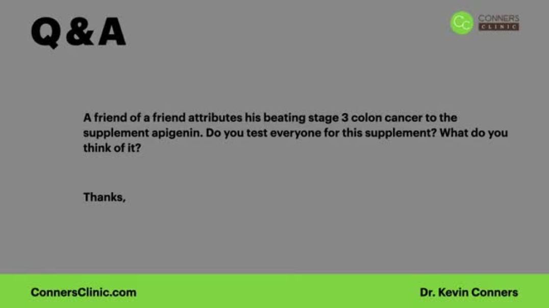 ⁣Apigenin Supplement for Cancer?