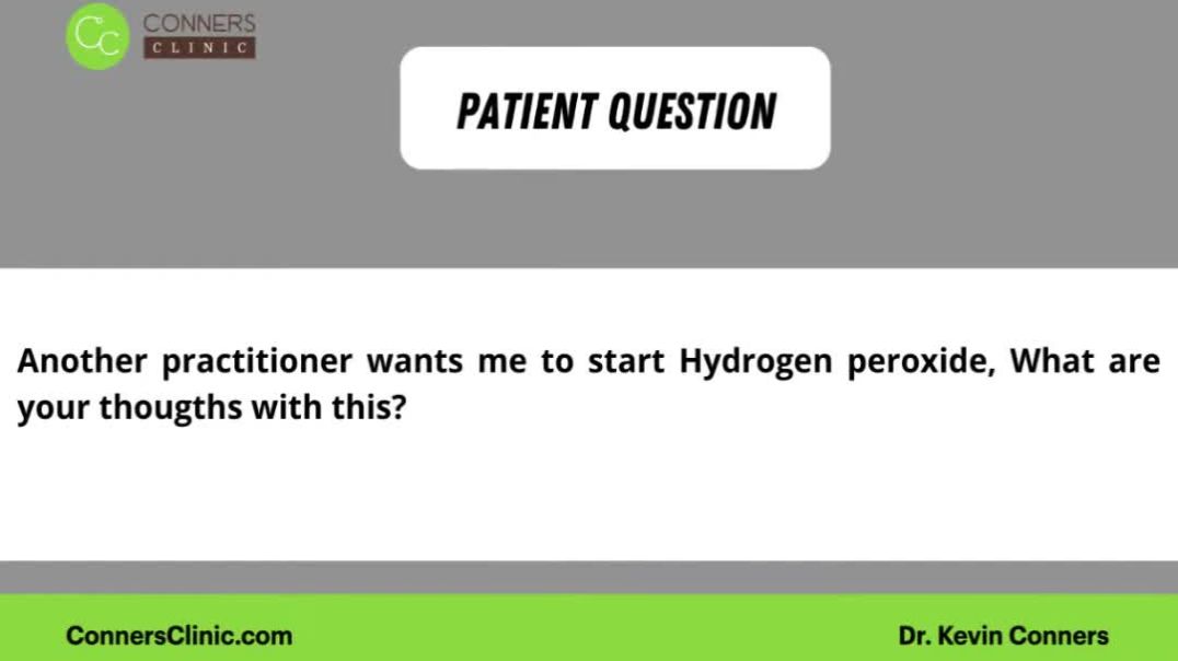 Should I Start Hydrogen Peroxide?