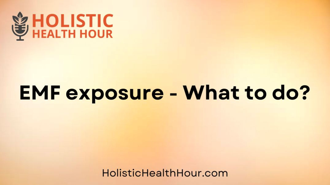 ⁣EMF exposure - What to do?