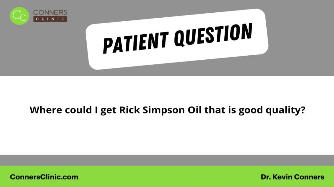 Where to Find Rick Simpson Oil (RSO)