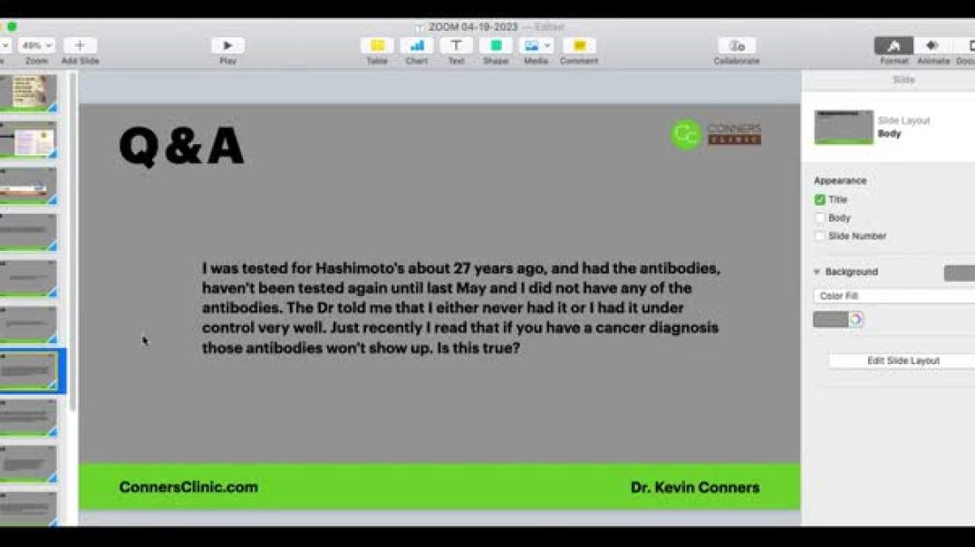 ⁣Hashimoto's, Antibodies and Cancer