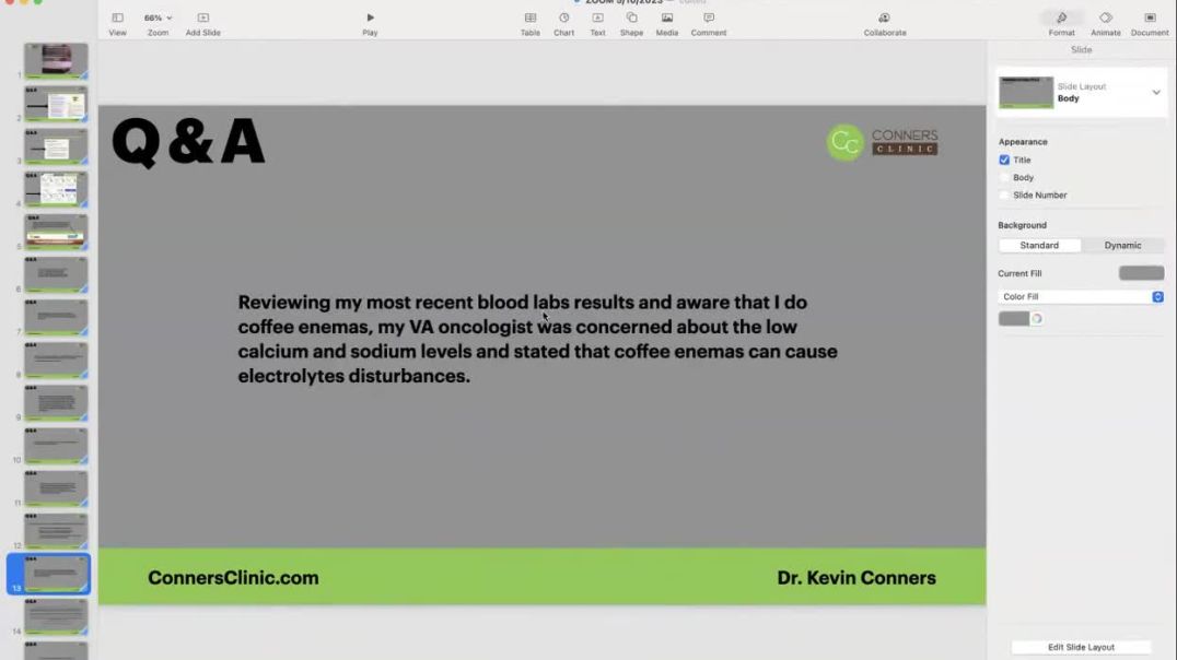 ⁣Electrolyte Disturbances from Coffee Enemas?