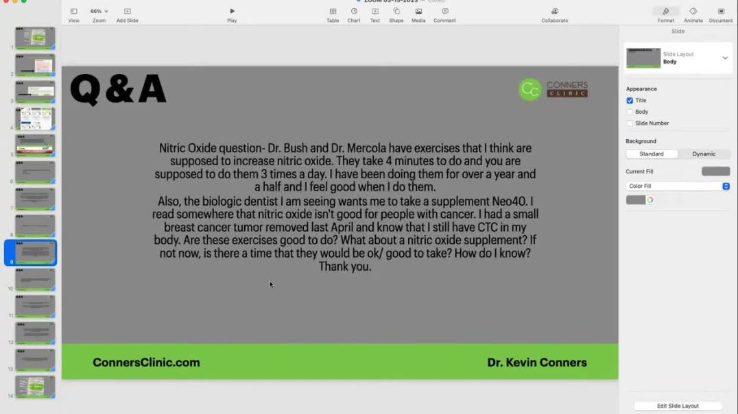 ⁣Nitric Oxide Questions