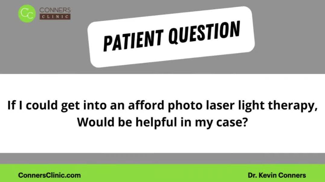 ⁣Photo Laser Light Therapy