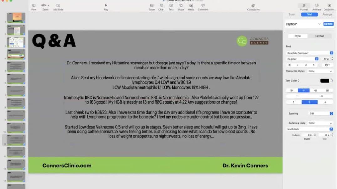 ⁣Lab Results, Rife Program and Low-Dose Naltrexone