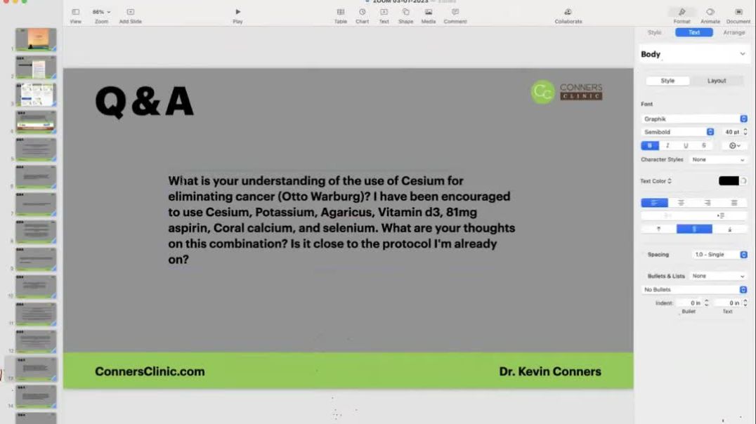 ⁣Cesium Chloride for Cancer?