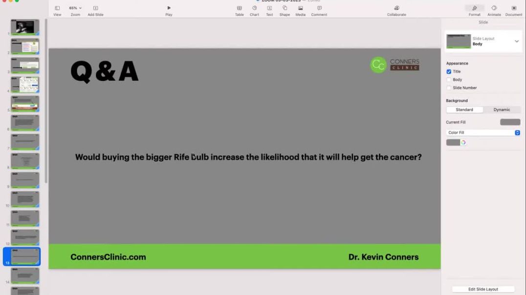 Does Rife Bulb Size Matter?