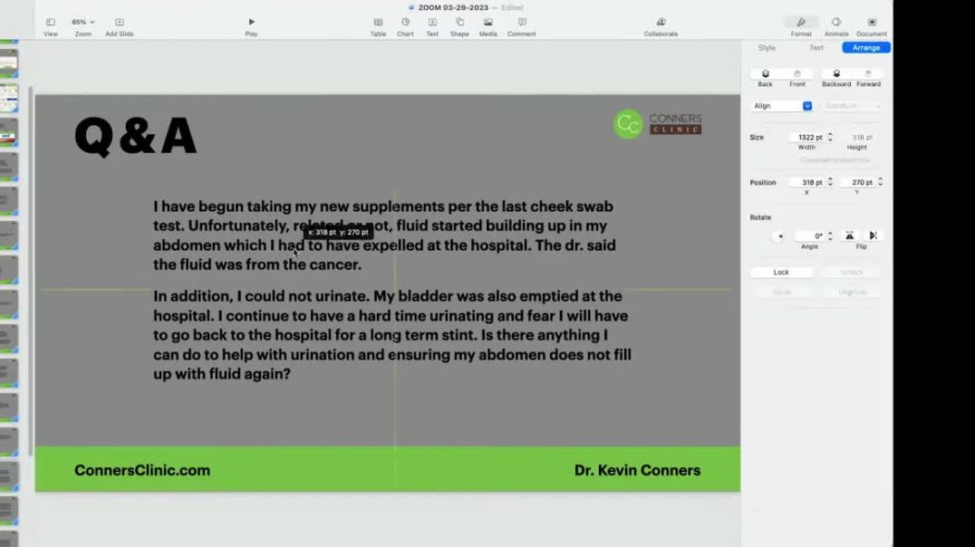 ⁣Ascites and Difficulty Urinating