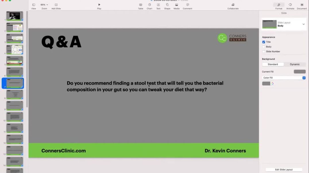 Tweak Diet Based on Stool Test?