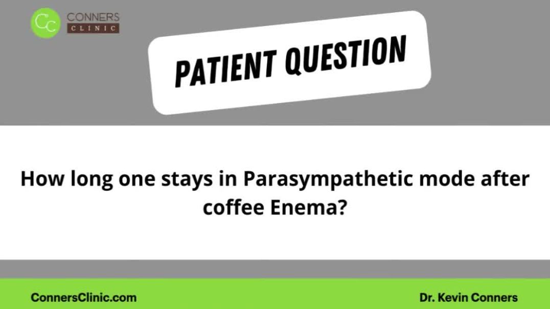 ⁣Parasympathetic Tone After Coffee Enemas