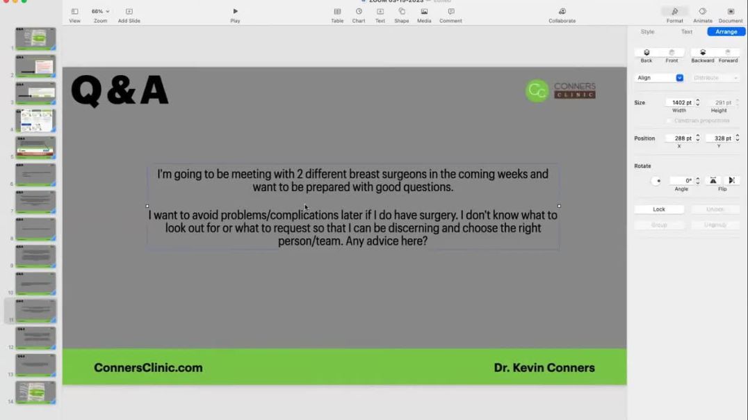 Preparation for Talking with Breast Surgeons