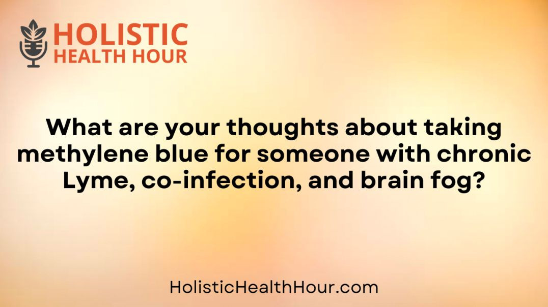 ⁣What are your thoughts about taking methylene blue?