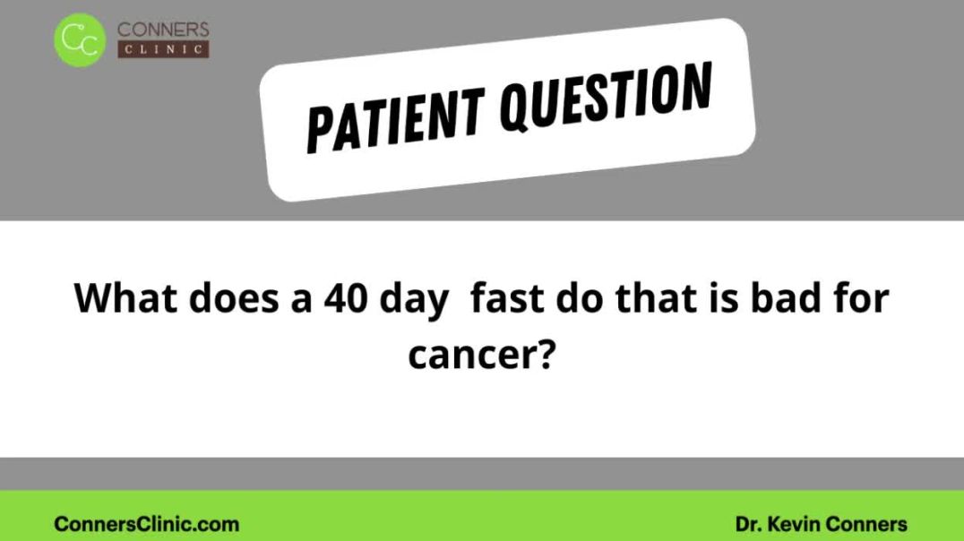 ⁣40-Day Fast for a Cancer Patient?