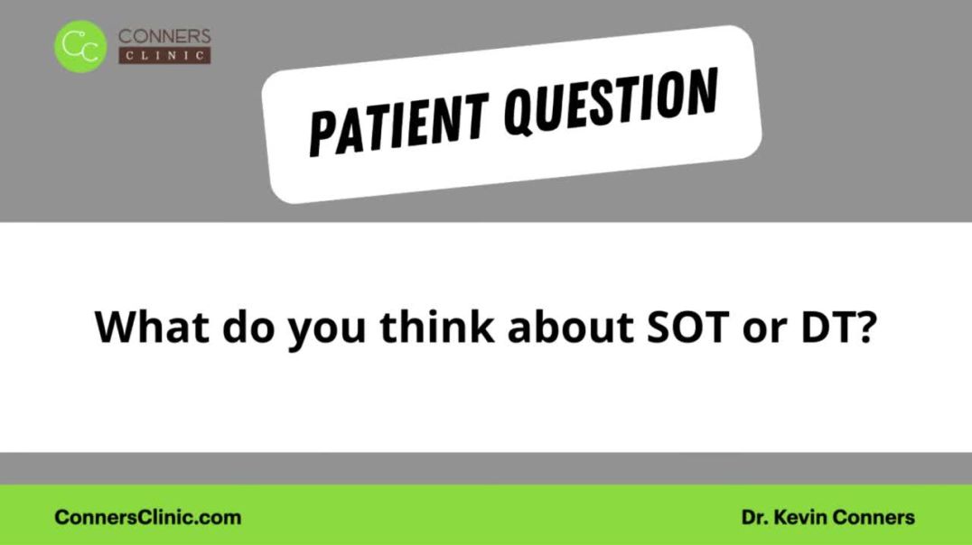 ⁣SOT or DT Therapy; A1C