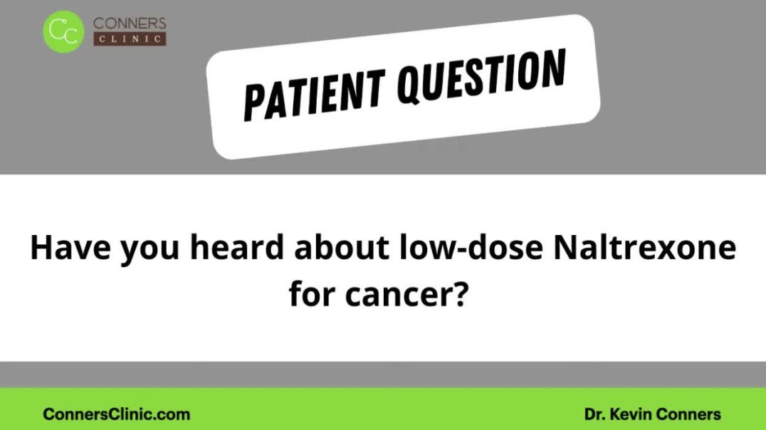 ⁣Low-Dose Naltrexone for Cancer?