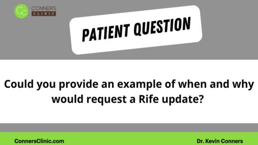 ⁣When and Why Request a Rife Update?