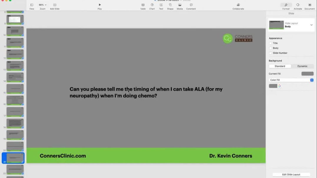 ⁣Alpha-Lipoic Acid (ALA) Timing Chemo?