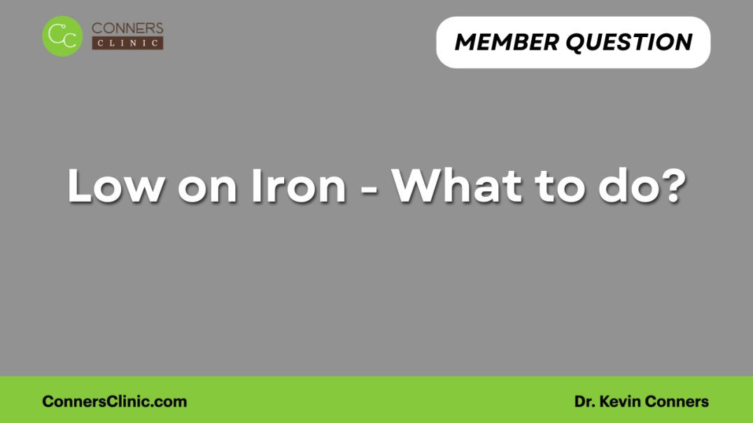 ⁣Low on Iron - What to do?