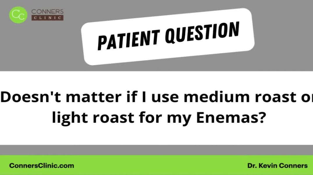 ⁣Medium vs. Light Roast Coffee for Enemas