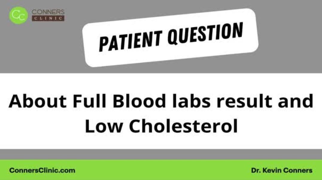 ⁣Cholesterol Levels for a Cancer Patient