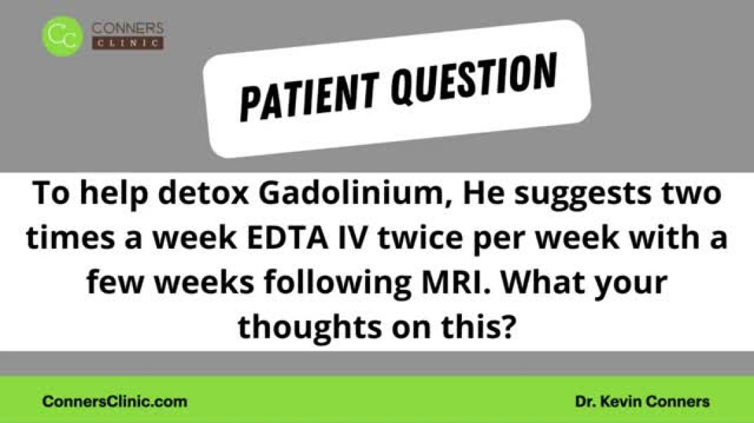 Help with Detoxing from Gadolinium