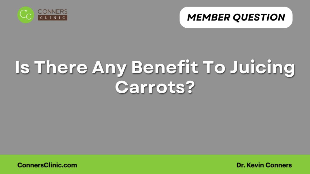 ⁣Is There Any Benefit To Juicing Carrots