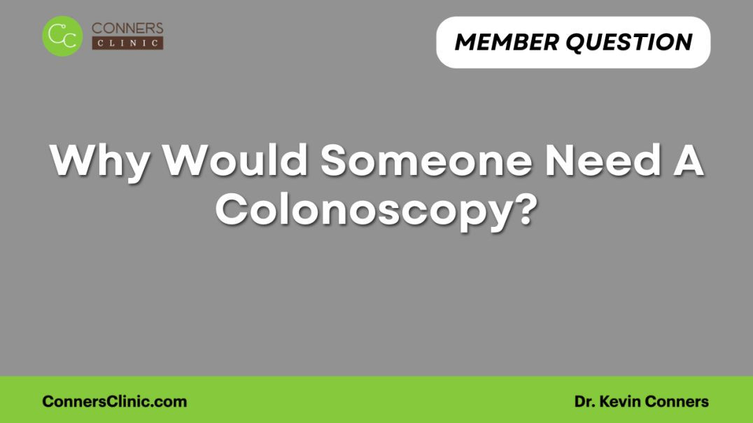 ⁣Why Would Someone Need A Colonoscopy