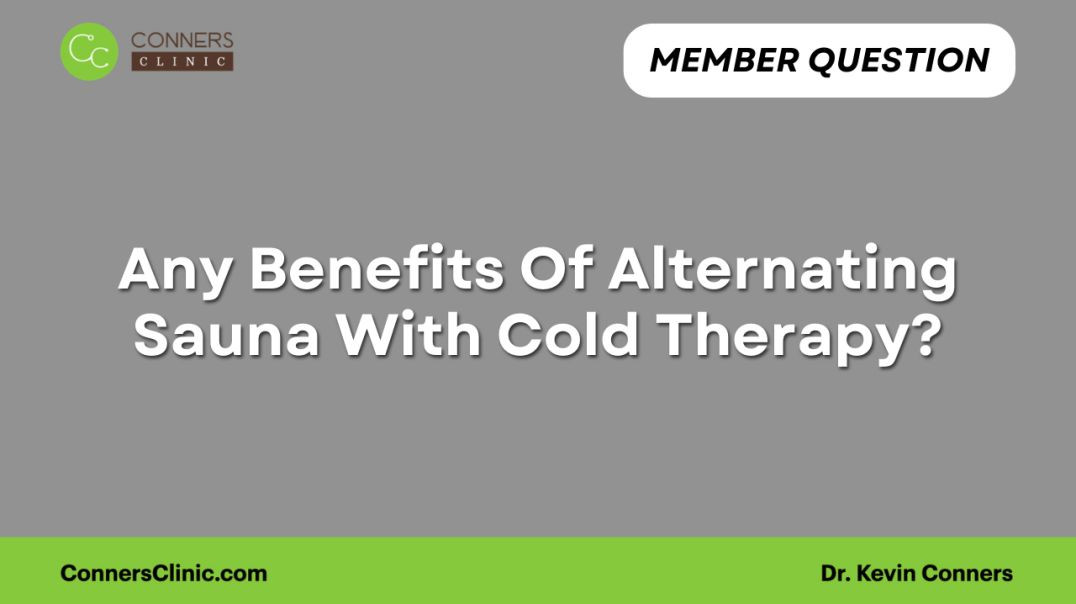 ⁣Any Benefits Of Alternating Sauna With Cold Therapy