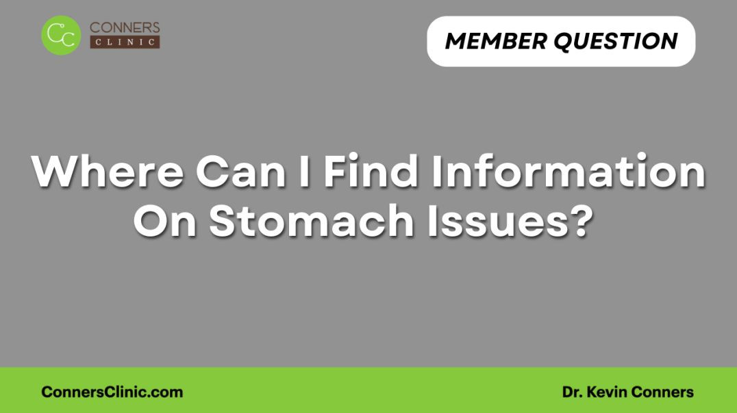 ⁣Where Can I Find Information On Stomach Issues