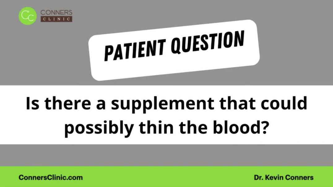 ⁣Blood-Thinning Supplements