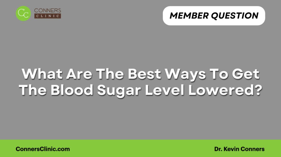 ⁣Best Ways To Get The Blood Sugar Level Lowered