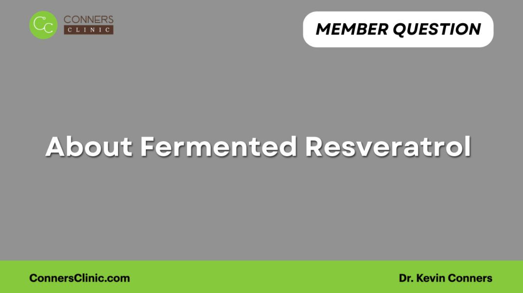 ⁣About Fermented Resveratrol