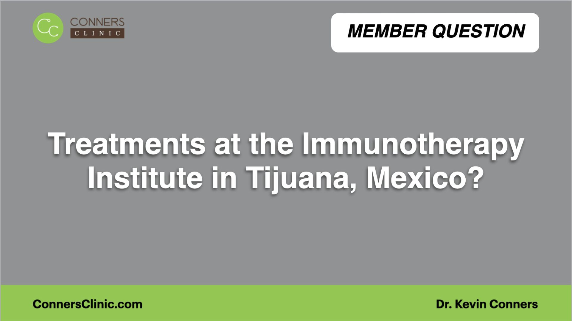 ⁣Treatments at the Immunotherapy Institute in Tijuana, Mexico?