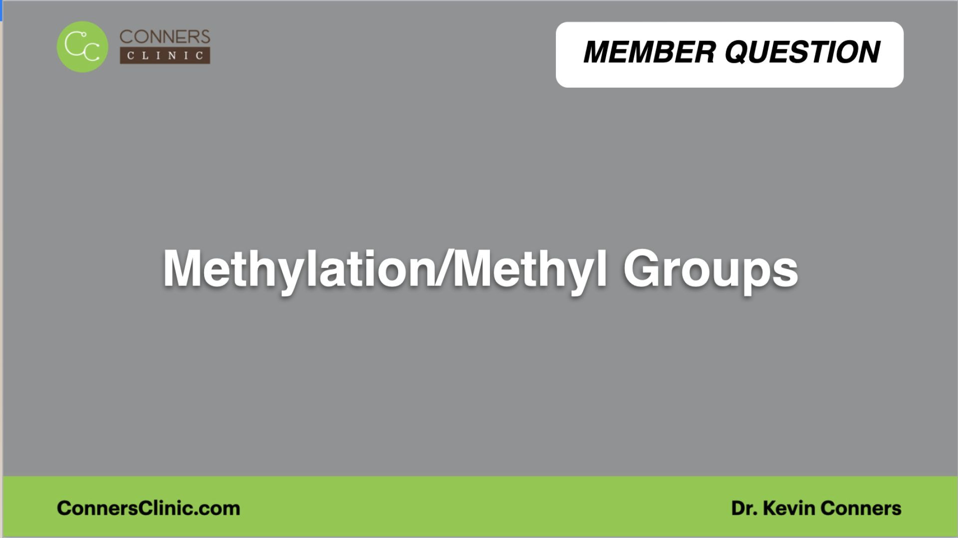 ⁣Methylation/Methyl Groups