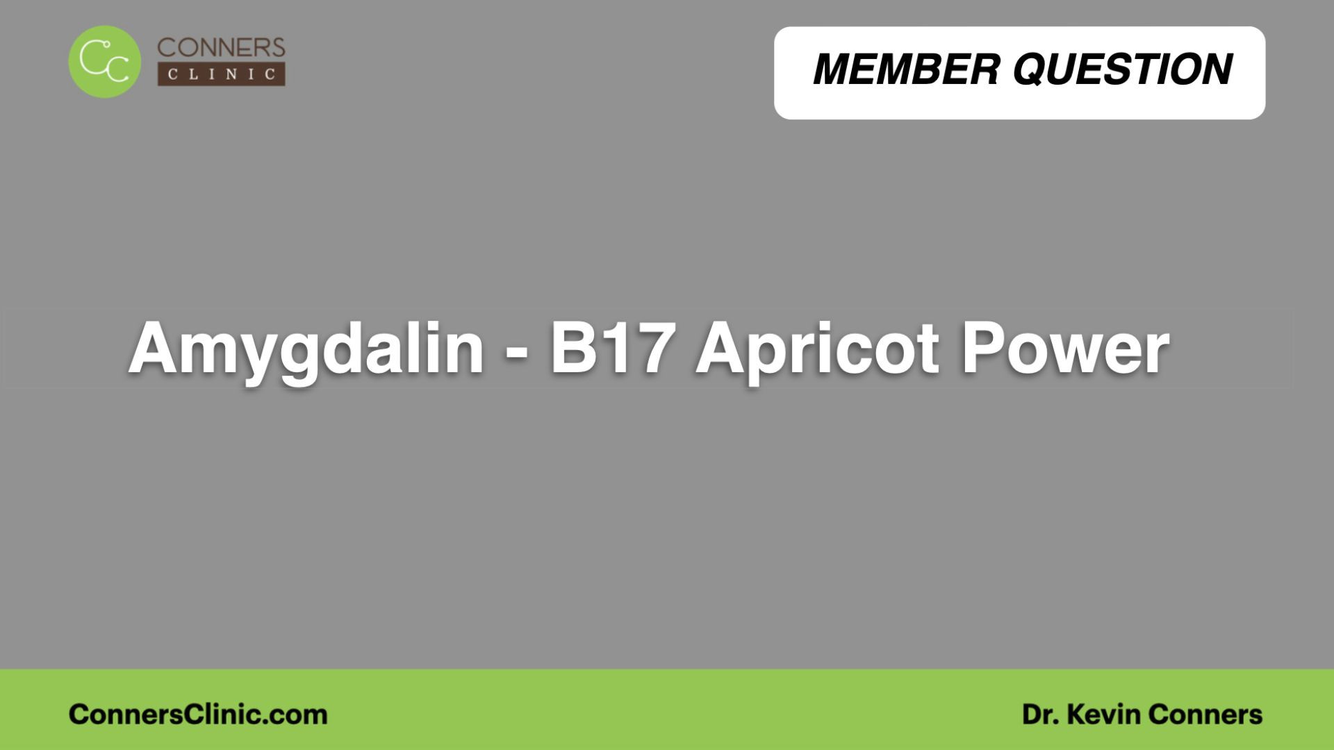 Amygdalin - B17 Apricot Power