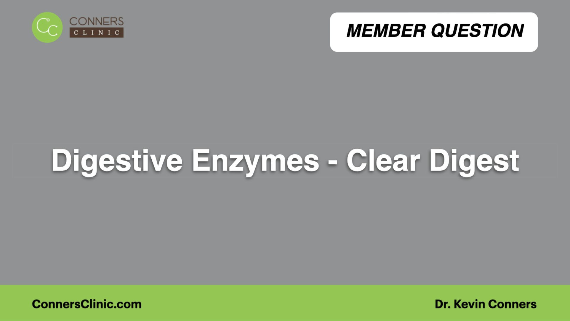 ⁣Digestive Enzymes - Clear Digest