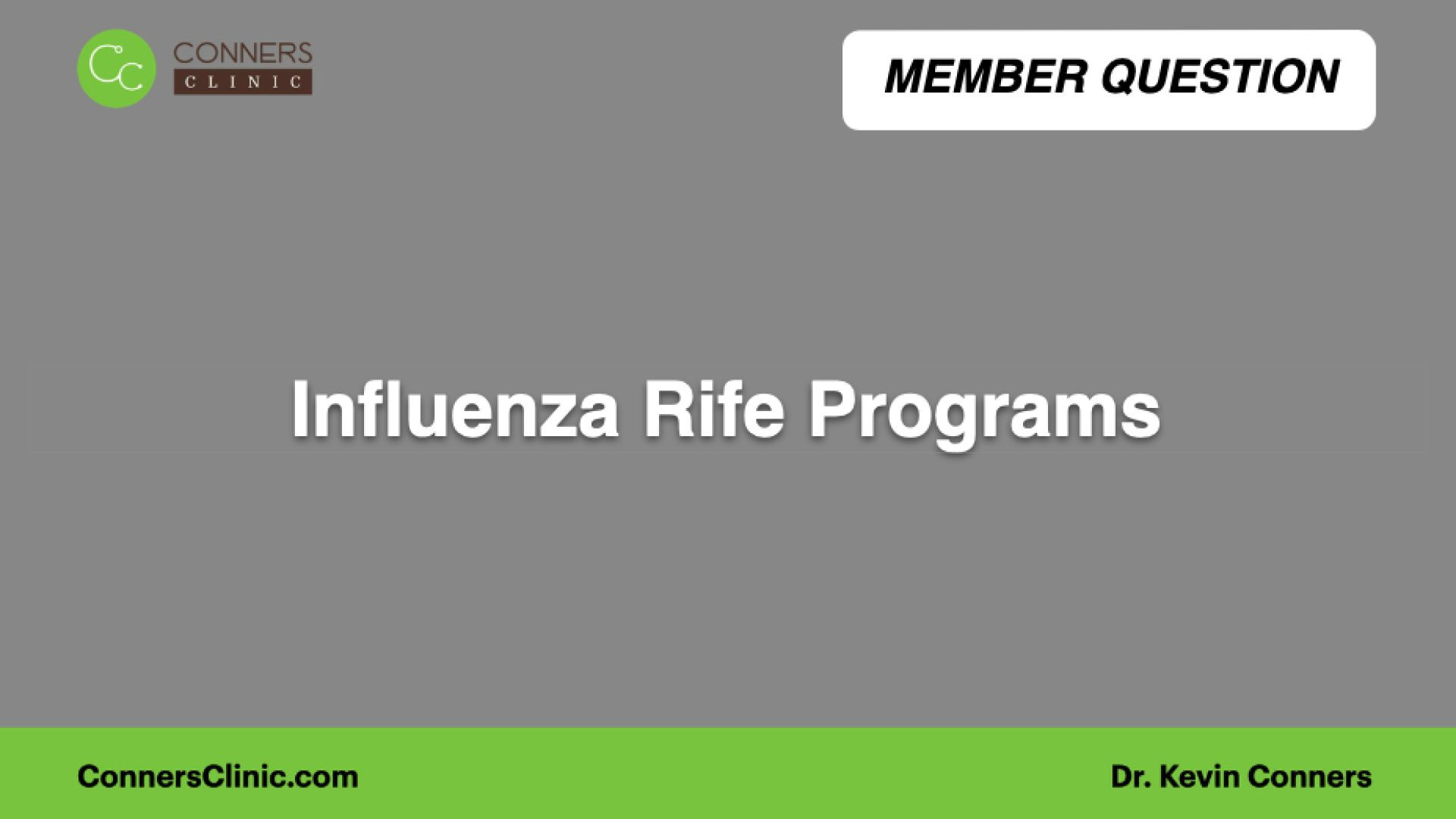 Influenza Rife Programs