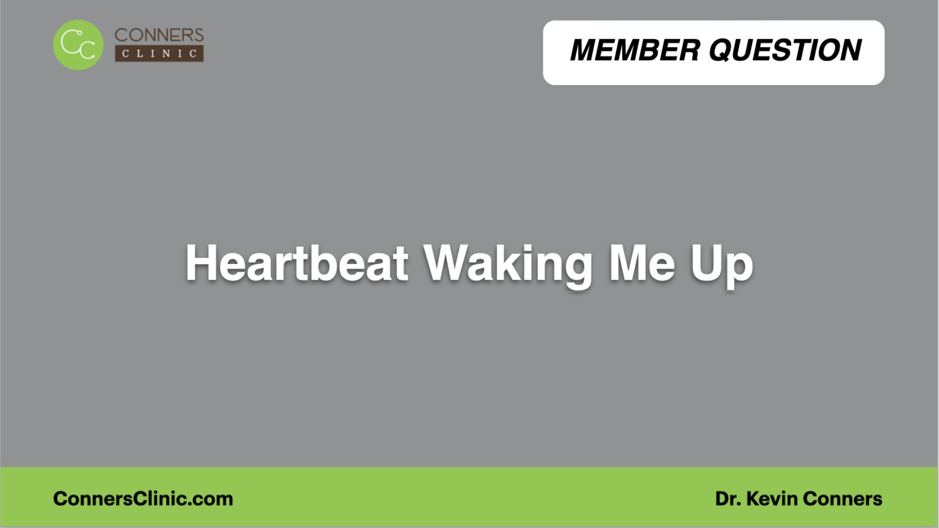 ⁣Heartbeat Waking Me Up