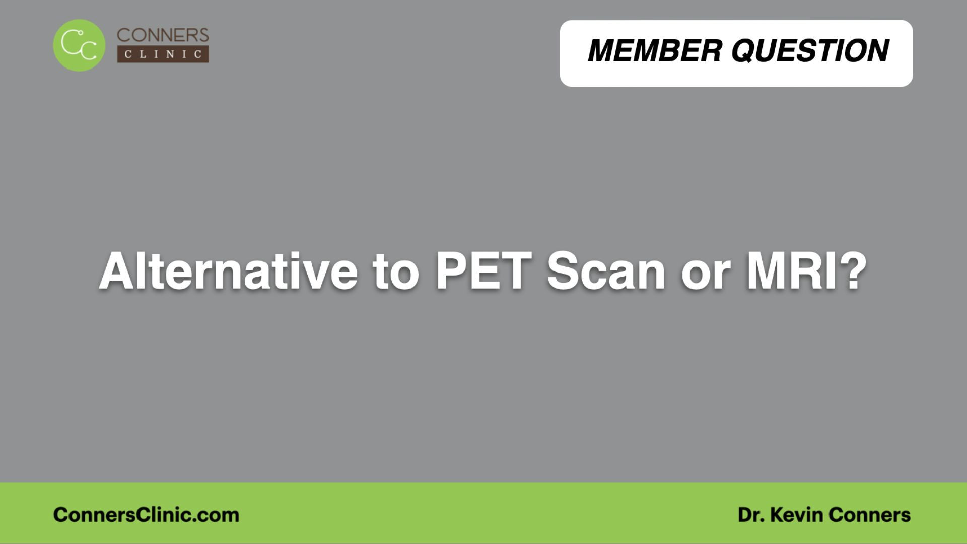 ⁣Alternative to PET Scan or MRI?