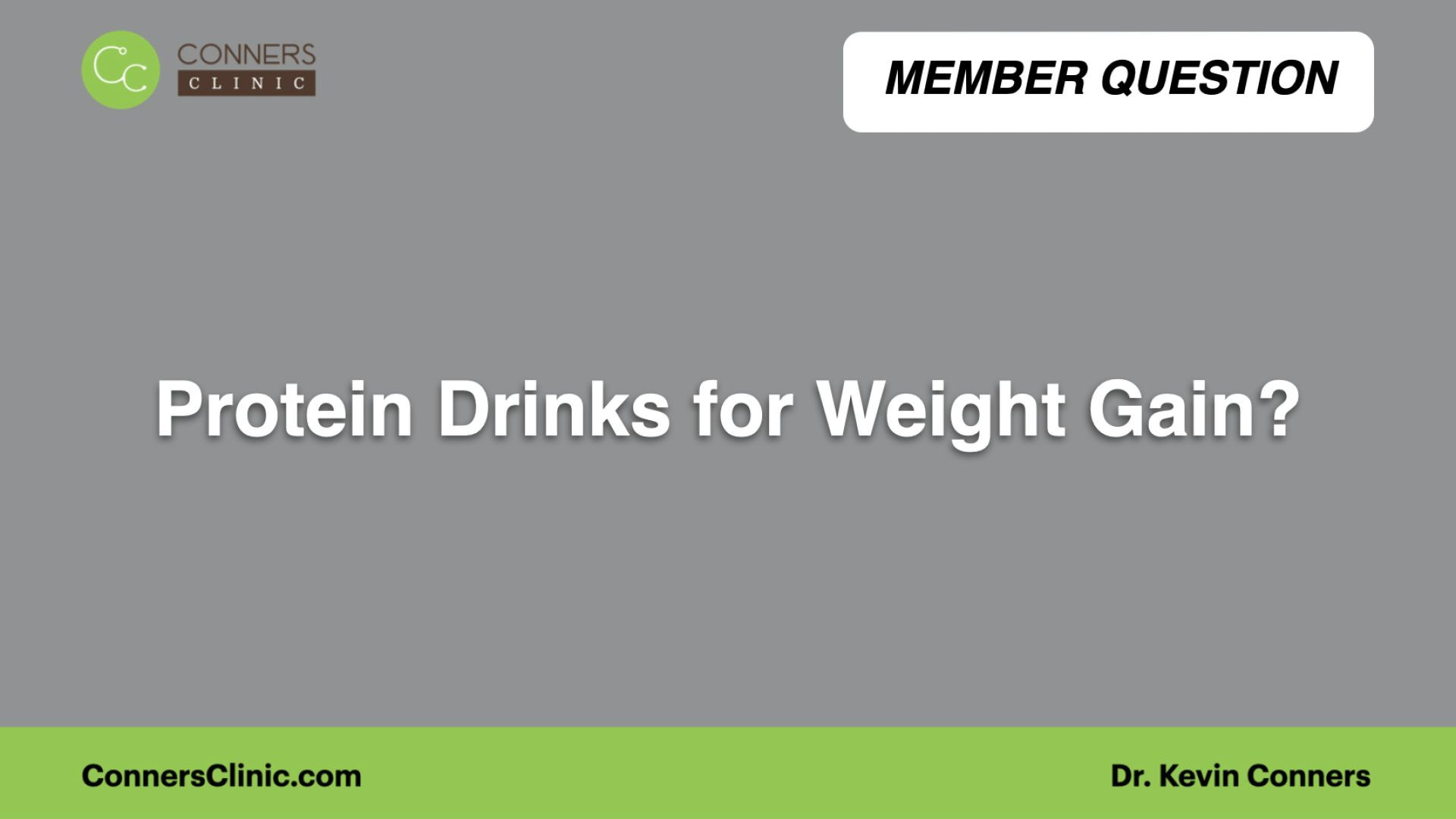 ⁣Protein Drinks for Weight Gain?