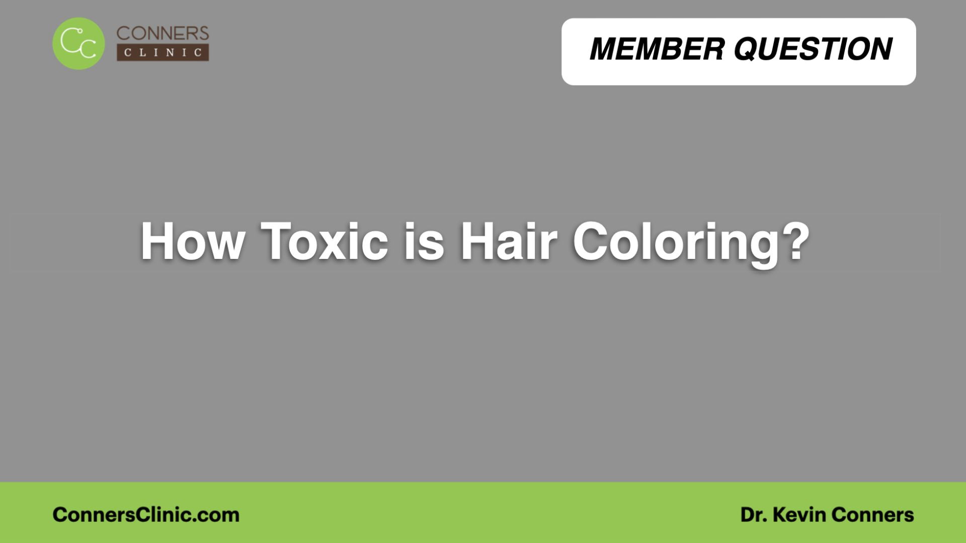 ⁣How Toxic is Hair Coloring?