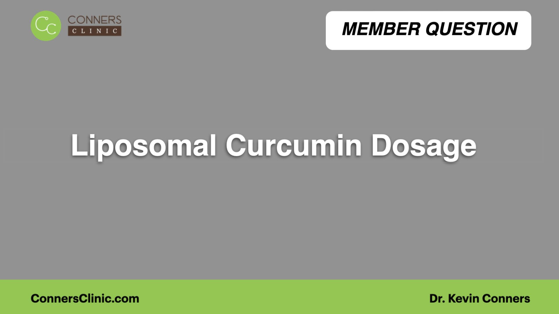 ⁣Liposomal Curcumin Dosage