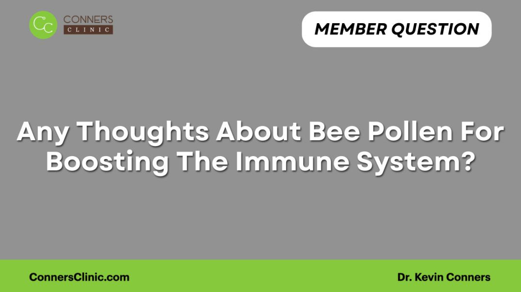 ⁣Any Thoughts About Bee Pollen For Boosting the Immune System?