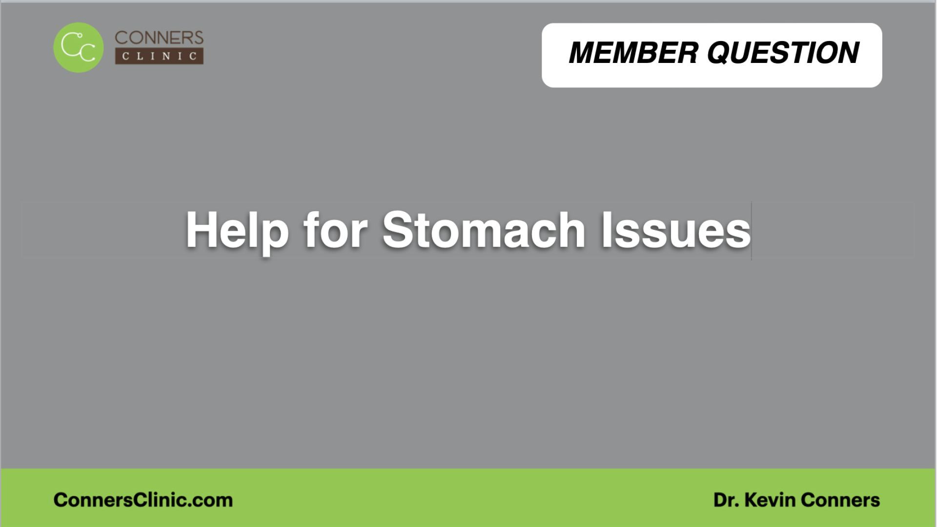 ⁣Help for Stomach Issues