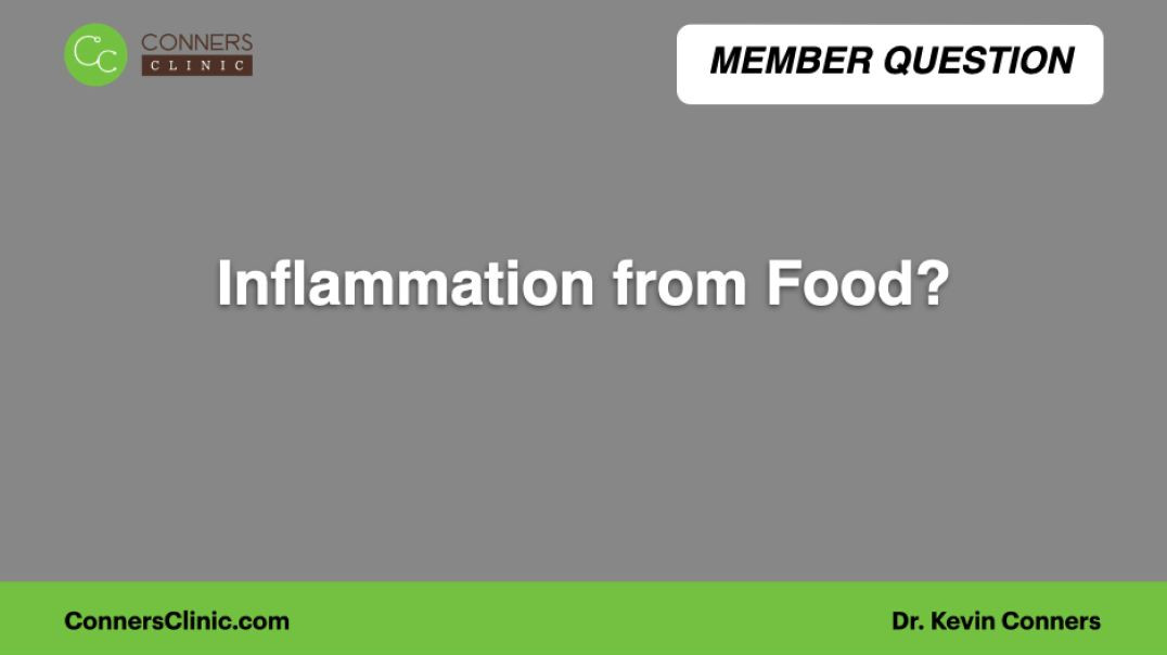 ⁣Inflammation from Food?