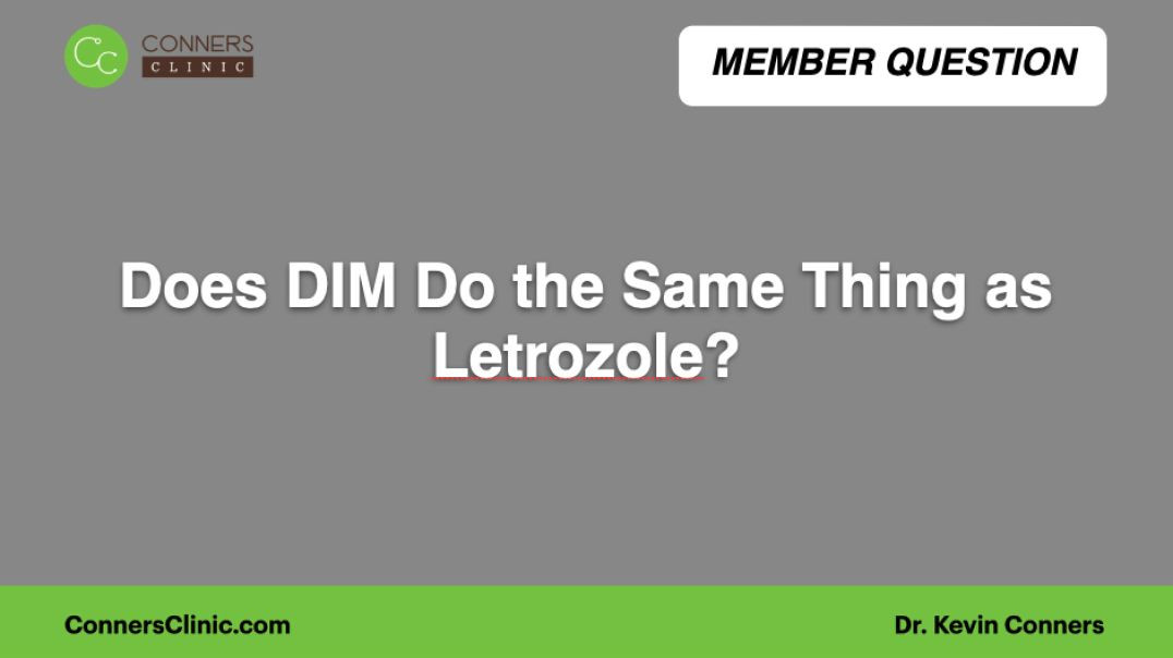 ⁣Does DIM Do the Same Thing as Letrozole?