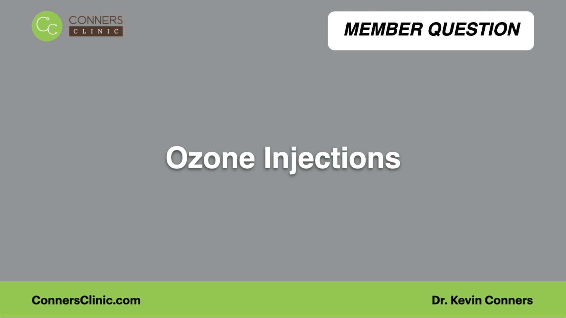 ⁣Ozone Injections