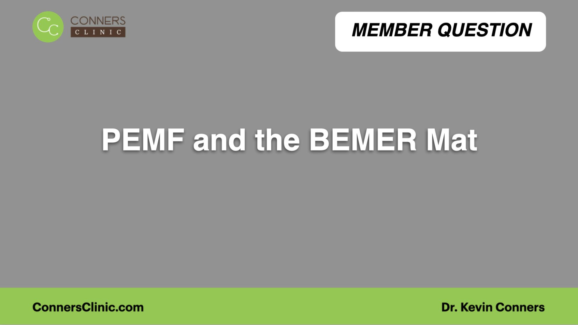 PEMF and the BEMER Mat