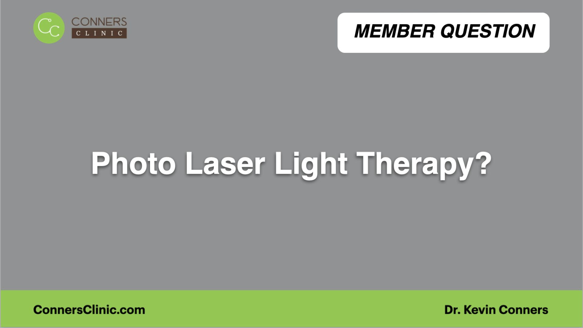 ⁣Photo Laser Light Therapy