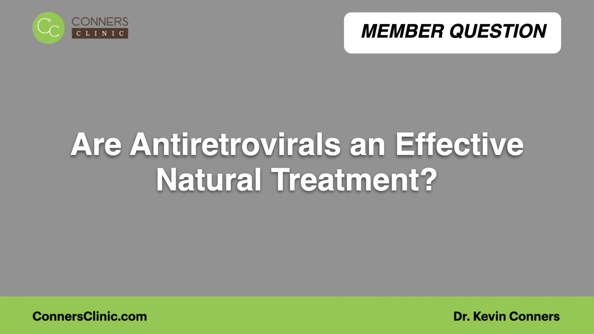 ⁣Are Antiretrovirals an Effective Natural Treatment?